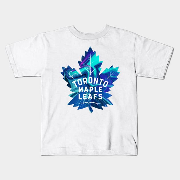 Toronto Maple Leafs Nhl Kids T-Shirt by Olievera